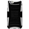 Apple Compatible Armor Style Case with Holster - White and Black  IPH6PLUS-WHBK-1AM2H Image 1