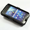Kyocera Compatible Rubberized Ribbed Texture Shell And Holster - Black  KYOC6721-HOLCB-BLK Image 1