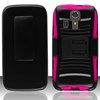 Kyocera Compatible Armor Style Case with Holster - Pink and Black  KYOC6725-AM2H-PKBK Image 1