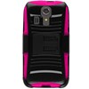 Kyocera Compatible Armor Style Case with Holster - Pink and Black  KYOC6725-AM2H-PKBK Image 2