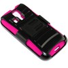 Kyocera Compatible Armor Style Case with Holster - Pink and Black  KYOC6725-AM2H-PKBK Image 3