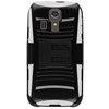 Kyocera Compatible Armor Style Case with Holster - White and Black  KYOC6725-AM2H-WHBK Image 2