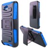 LG Compatible Armor Style Case with Holster - Blue and Black  LGL90-AM2H-BLBK Image 1
