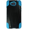 LG Compatible Dual Layer Cover with Kickstand - Black and Blue LGL90-HYB-BL Image 1