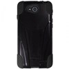 LG Compatible Dual Layer Cover with Kickstand - Black and Black  LGL90-HYB-BLK Image 1