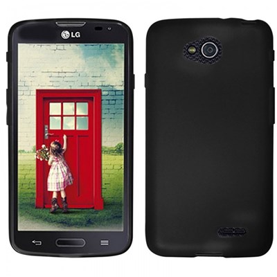 LG Compatible Solid Color TPU Case - Black LGL90-TPU-BLK