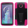 Google Compatible Dual Layer Cover with Kickstand - Pink  MOTNEXUS6-1HYB-PK Image 1