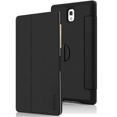 Samsung Compatible Incipio Lexington Hard Shell Folio Case - Black  SA-557-BLK