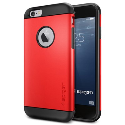 Apple Compatible Spigen SGP Slim Armor Case - Electric Red SGP10956