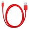 Apple Compatible Naztech Lightning MFi 4 foot Charge and Sync Cable - Red  13219-NZ Image 1
