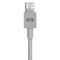 Apple Certified Puregear Charge-sync Flat 48 Inch Cable - Metallic Gray  61037PG Image 2