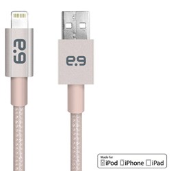 Apple Certified Puregear Charge-sync Flat 48 Inch Cable - Metallic Gold 61039PG Apple Certified Puregear Charge-sync Flat 48 Inch Cable - Metallic Gold 61039PG