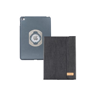 Apple Otterbox Agility Portfolio and Shell Combo - Black Leather