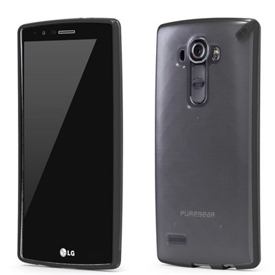 LG Compatible Puregear Slim Shell Case - Clear and Black  99571PG