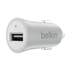 Belkin Mixit Metallic 2.4 Amp Premium Car Charger Adapter - Silver