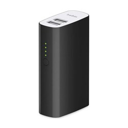 Belkin Mixit Power Pack 4000Mah Dual Port Usb Backup Battery With 6 In Micro Usb Cable - Black