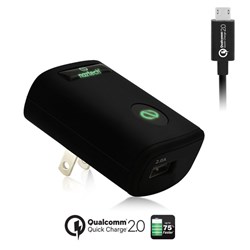 Naztech N210 Qualcomm Quick Charge Micro USB Travel Charger - Black  N210-13165