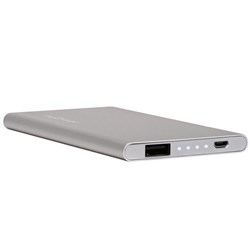 Mycharge Razor Plus Rechargeable 3000Mah Backup Battery with 1Amp Port - Silver