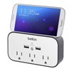 Belkin Surgeplus Usb Wall Mount Charger With Cradle - White And Gray  BSV300TTCW Image 1