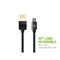 Cellet 4 Foot Micro Usb Data Cable With Reversible Male Usb 2.0 - Black  DAMICROREV Image 1