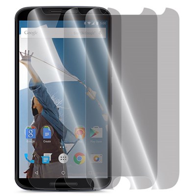 Motorola Compatible Decoro Brand Premium Anti-glare Screen Protectors - 3-pack  DSP3PKNEX6