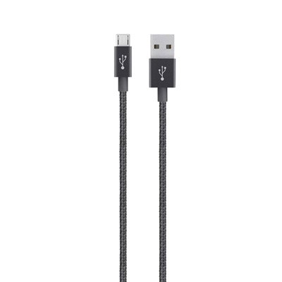 Belkin Mixit Metallic Micro Usb To Usb Charge-sync Cable (4 Ft Length) - Black  F2CU021BT04-BLK