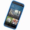 HTC Compatible Solid Color TPU Case - Blue  HTCONEM9-BL-TPU Image 3