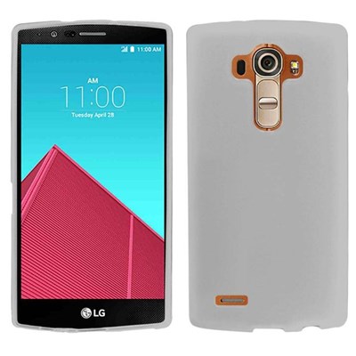 LG Compatible Solid Color TPU Case - Clear  LGG4-CL-1TPU