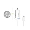 Cellet Ultra Compact 1 Amp Car Charger with 6 Foot Lightning Connector Cable - White  PAPP5GWB Image 1