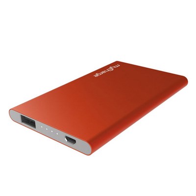 Mycharge Razor Plus Rechargeable 3000Mah Backup Battery with 1Amp Port - Red