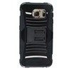 Samsung Compatible Armor Style Case with Holster - Black and Black  SAMGS6-BKBK-AM2H Image 5