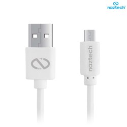 Naztech 10 foot Micro USB cable - White  12291-NZ