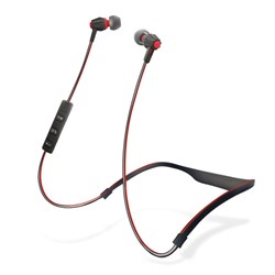 HyperGear Flex Wireless Earphones - Black and Red  13309-NZ