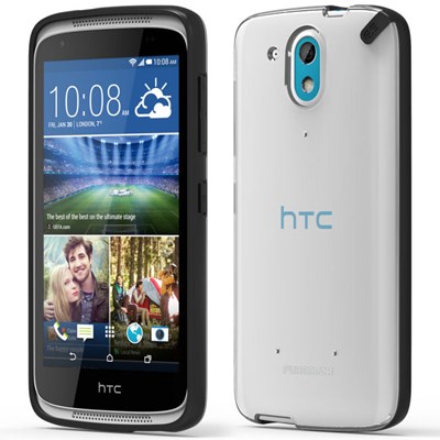 HTC Compatible Puregear Slim Shell Case - Clear and Clear  61187PG