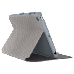 Apple Speck StyleFolio Luxe Textured Metallic Perf Titanium - Nickel Grey - Soot Grey  73958-C241