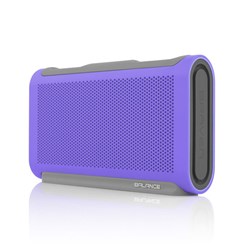 Braven Balance Portable Bluetooth Speaker, Charger and Speakerphone - Perwinkle Purple and Gray  BALPGG