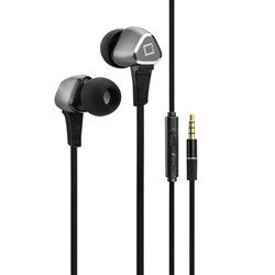 Cellet Universal Flat Wire Stereo Handsfree With Built-in Microphone - Black Cellet Universal Flat Wire Stereo Handsfree With Built-in Microphone - Black