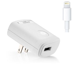 Apple Compatible Naztech N210 2.4 Amp USB Lightning Charger - White  N210-12905
