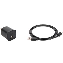 Griffin Powerblock Travel Charger Adapter With Micro Usb To Usb Cable Included (10w) - Black