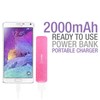 Cellet 2000mAh 1 Amp Universal Power Bank Portable Charger - Pink Image 1