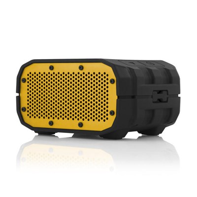 Braven BRV-1 Water-Resistant Wireless Speaker - Black with Yellow Speaker BRV1BBY