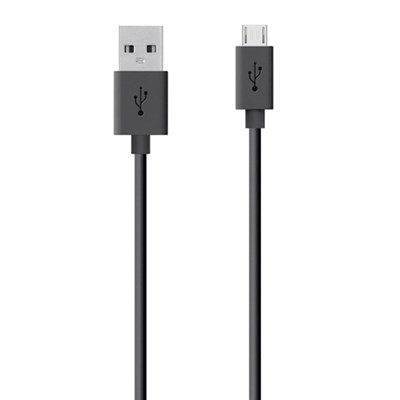 Belkin Mixit 10 Foot Micro Usb To Usb Charge-sync Cable - Black