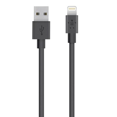 Belkin 10 Foot Certified Lightning Usb To Usb Charge-sync Cable - Black  F8J023BT3M-BLK