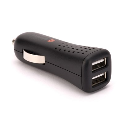 Griffin Powerjolt Dual Port Usb Car Charger Adapter (10w Per Port) - Black  GC39750