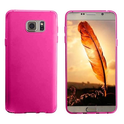 Samsung Compatible Solid Color TPU Case - Hot Pink  SAMGN5-PK-1TPU
