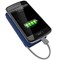 Mycharge 3000mAh Style Power Micro Rechargeable Backup Battery With Built In 1a Micro Connector - Navy Metallic Image 1
