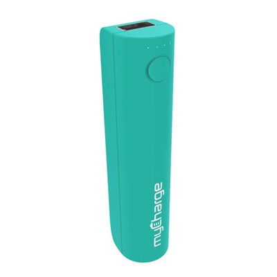 Mycharge Style Power 2000mAh Rechargeable Backup Battery with 1.0a Usb Port - Teal  SPU20T