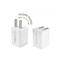 Cellet 1 Amp Single Usb Travel Charger With Lightning Cable - White  TCAPP8F12WT Image 1