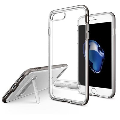 Apple Spigen Crystal Hybrid Case With Kickstand - Gunmetal  043CS20508