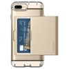 Apple Compatible Spigen Crystal Wallet Case - Gold Image 1
